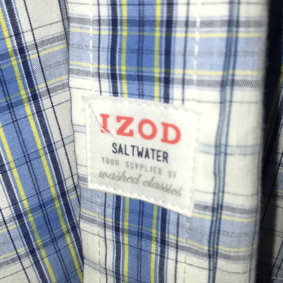 Izod button short sleeve shirt - Picture 3 of 4