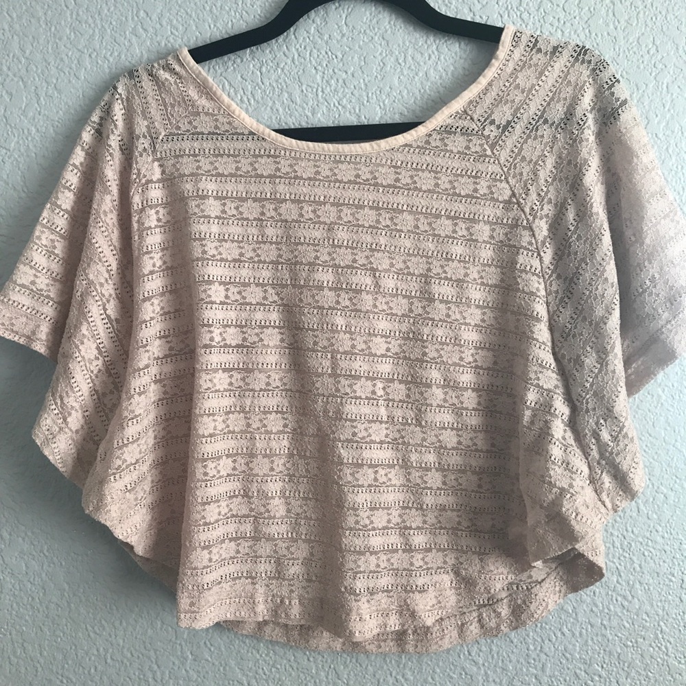Lace crop top