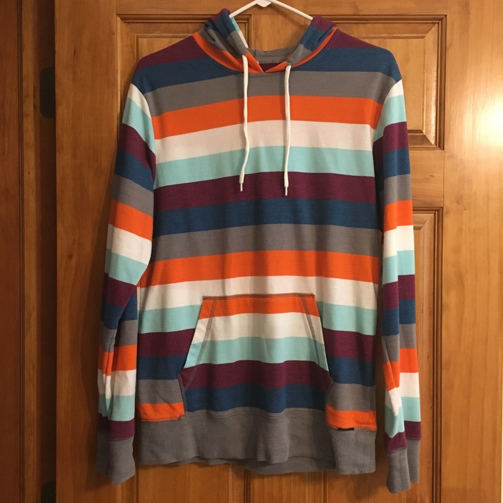 Striped Light Pull Over