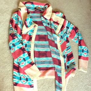 Knitted Aztec sweater