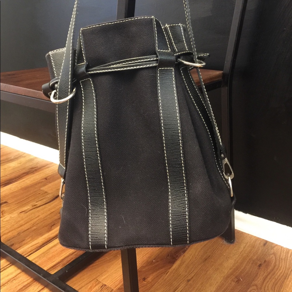 Lancel Crossbody Bucket Bag