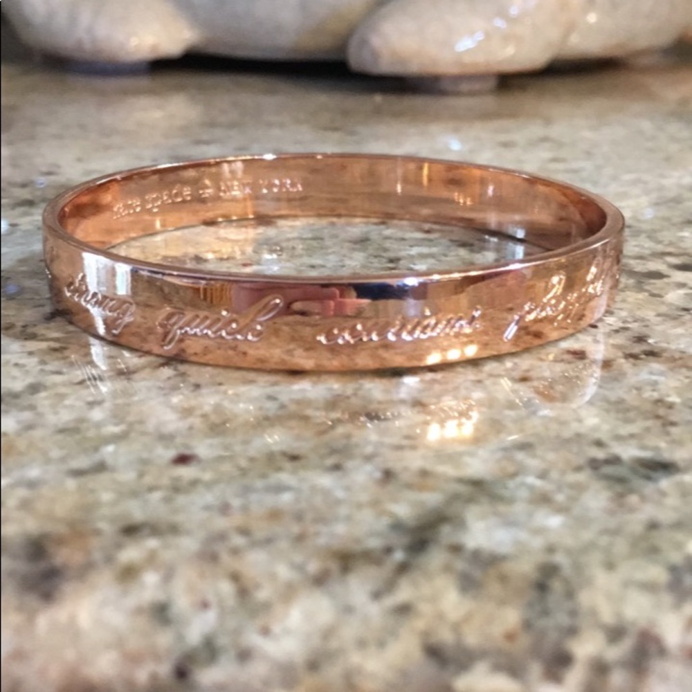 Kate Spade Limited Edition Rose Gold Bracelet