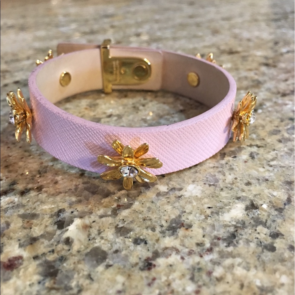 Kate Spade Leather with Gold Tone Pop Flowers