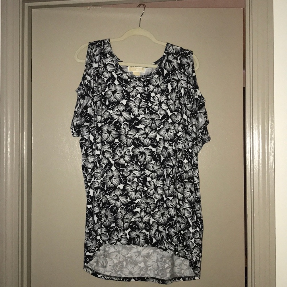 New Michael Kors Open Shoulder Blouse - 2X