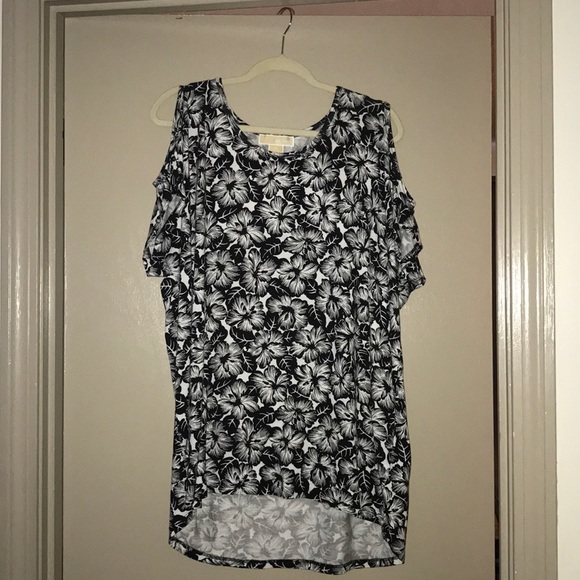 New Michael Kors Open Shoulder Blouse - 2X - Picture 1 of 4