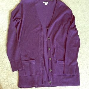NWOT Purple Cardigan
