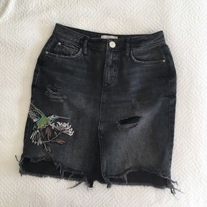 River Island Denim Skirt