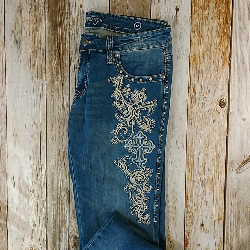 Trinity Ranch Boot Cut Jeans Size 17