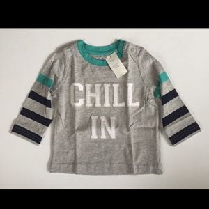 Baby Gap Long sleeve graphic tee top NWT