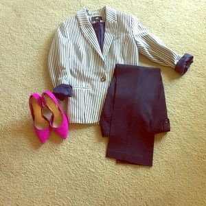 Pin striped blazer