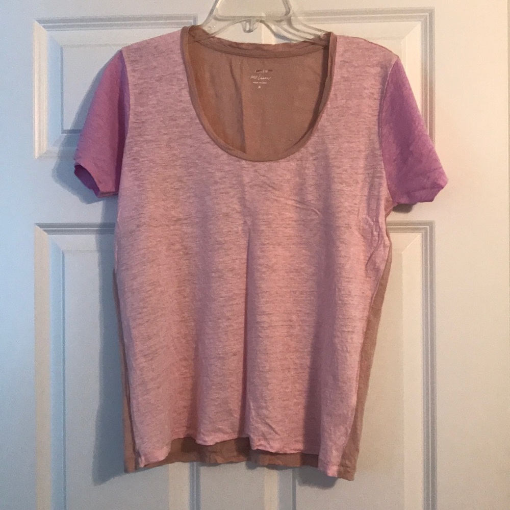J. Crew linen tee size small