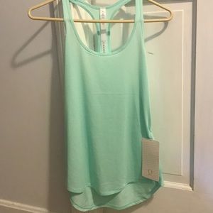 Lululemon NWT tech mesh mint tank