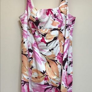 Pink and Peach Floral Musette Dress