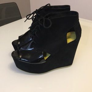 Platform booties 2 for $15