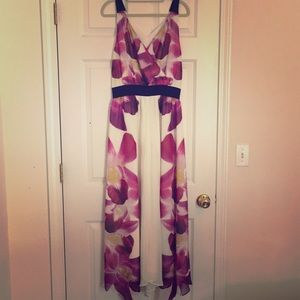 Express floral maxi dress
