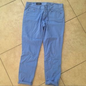 J. Crew ankle toothpick baby blue denim