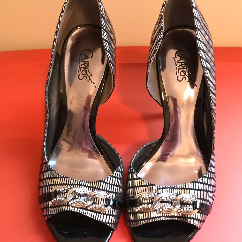 Size 7, gently used Carlos Santana heels