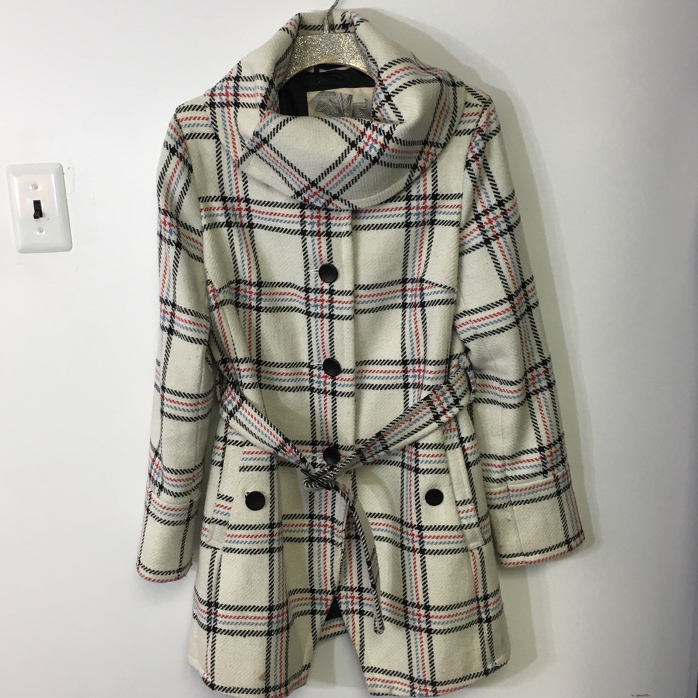 Kimchi Blue funnel neck coat
