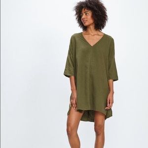 Raw Silk Noil Kimono Tunic