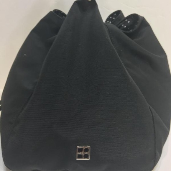 Kate spade snakeskin and nylon hobo handbag