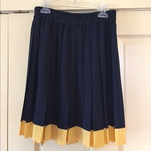 LAST CALL- Vintage pleated skirt from France