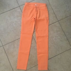 Orange skinny denim. Only worn once.