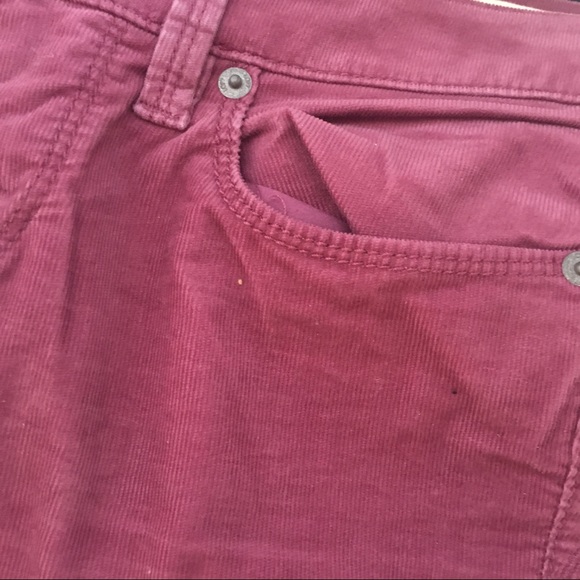 Loft light Magenta corduroy velvet denim - Picture 2 of 2