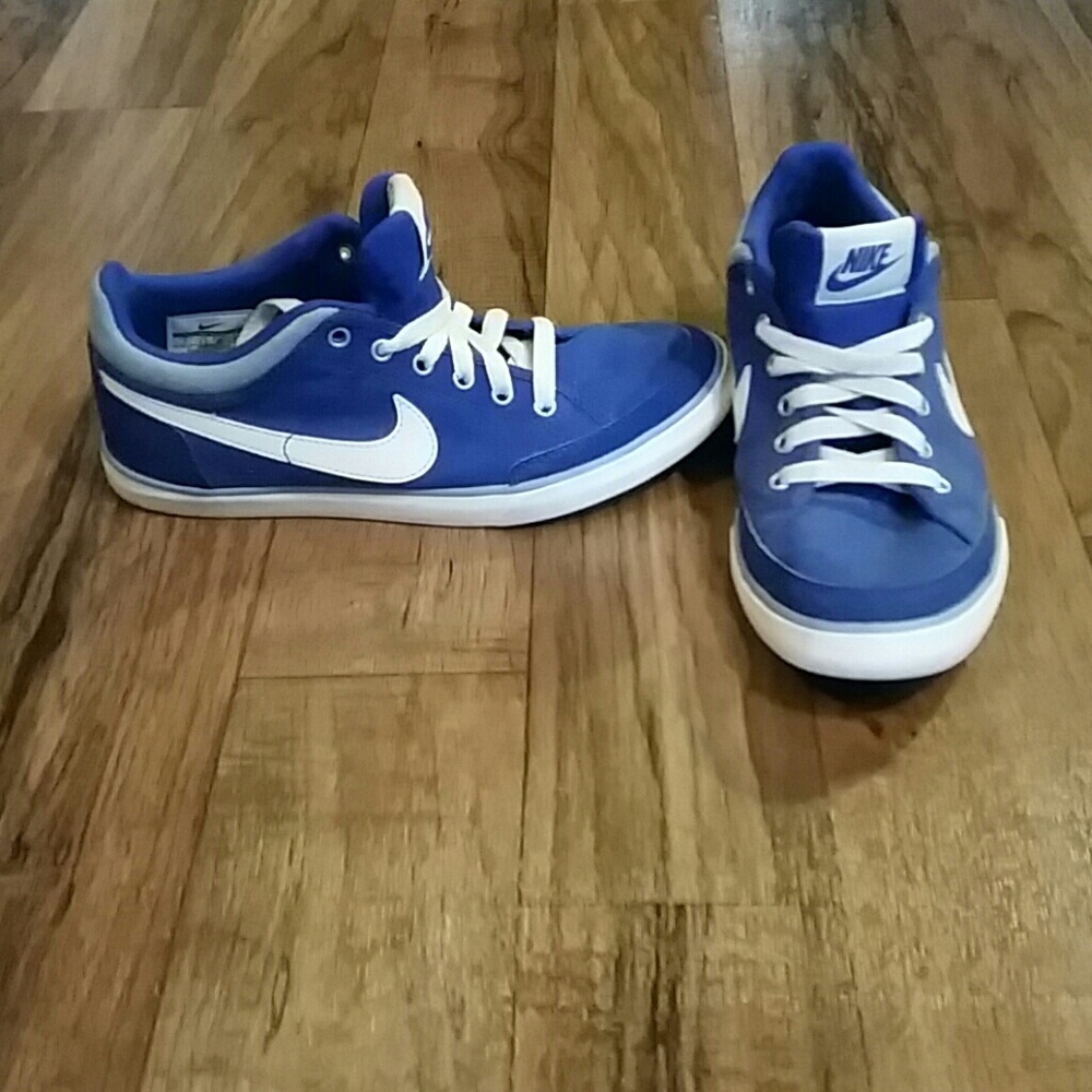Blue Nike's