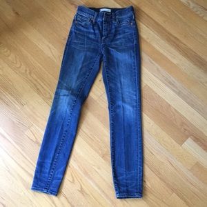 Madewell Skinny Skinny medium-dark wash
