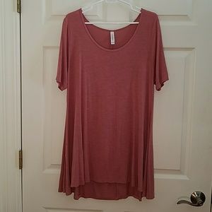 Rose colored perfect tee