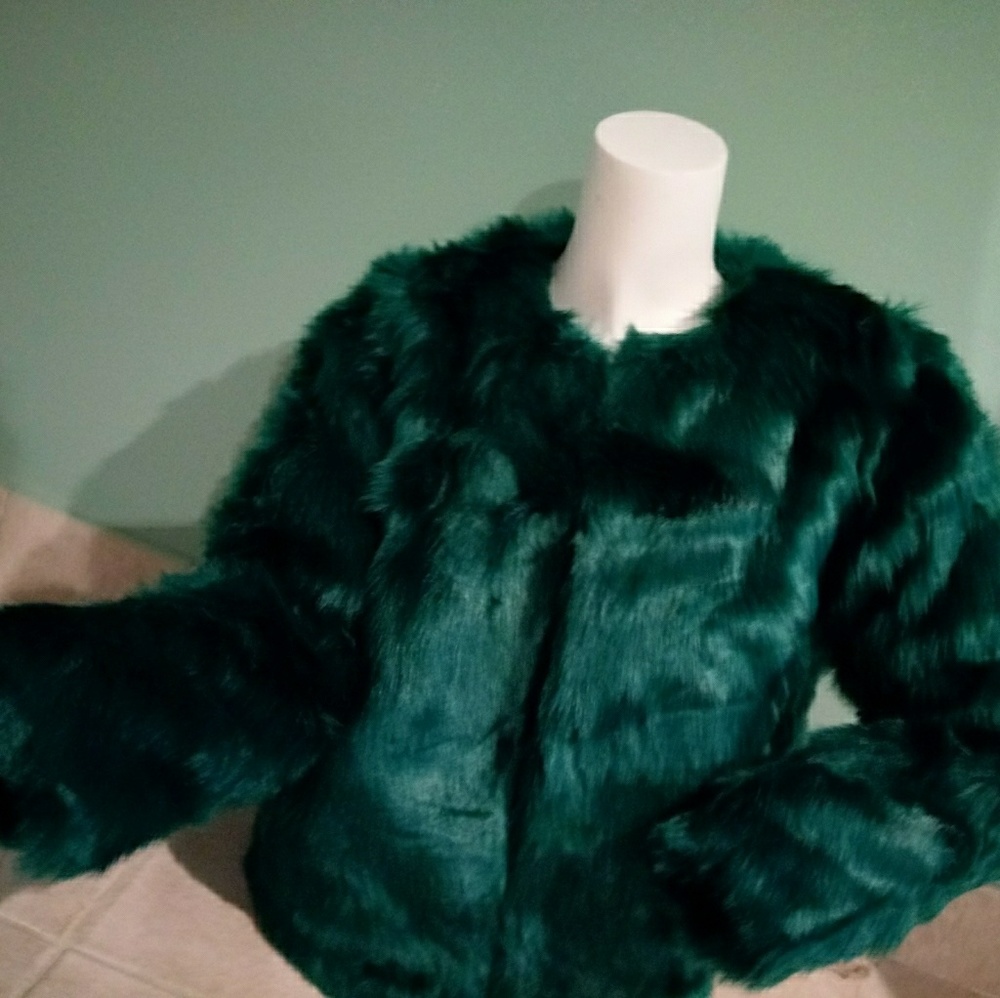 Faux fur coat