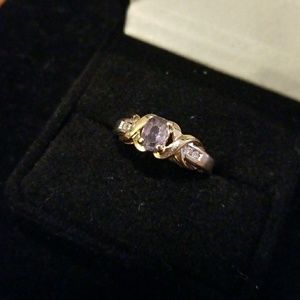14kt YG and Ombre Silver Tanzanite Diamond Ring!