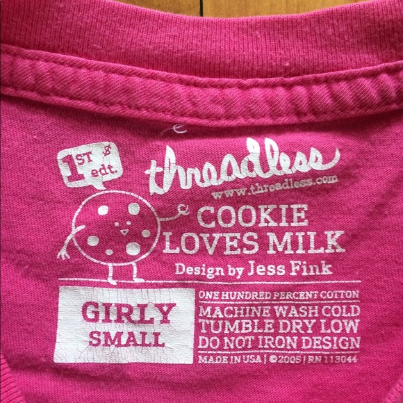 Milk and Cookie Tee - Picture 2 of 2