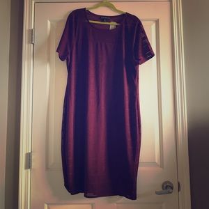 Cranberry Midi Dress