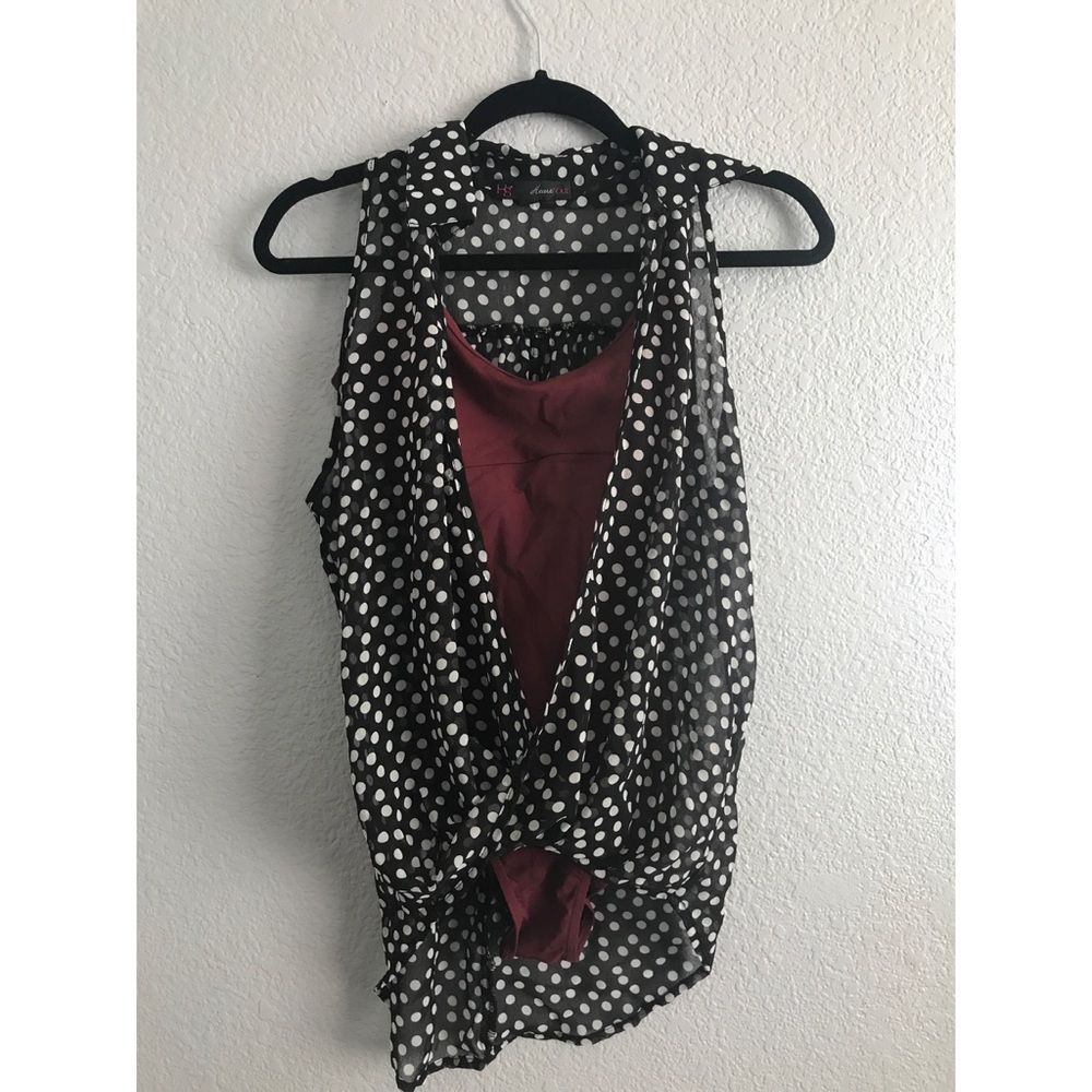 Polka dot sheet overlay