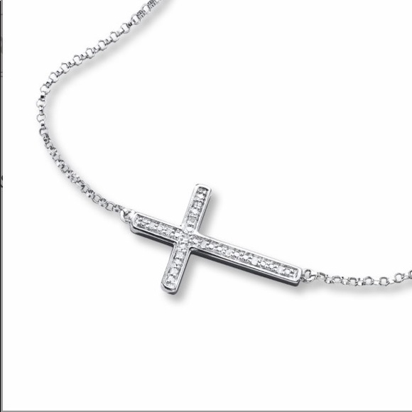Sideways Cross Necklace Kay Jewelers 