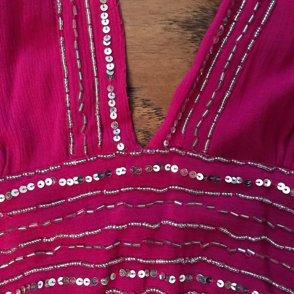 Lotus - Halter Pink Dress - Picture 3 of 6