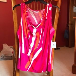 Calvin Klein multi-colored tank