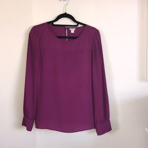 Long sleeved blouse