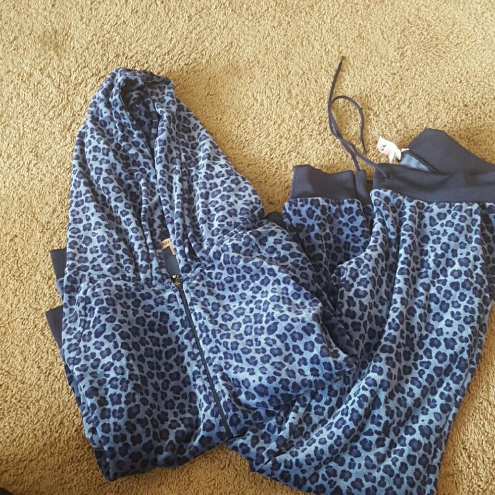 Pants and sweatershirt