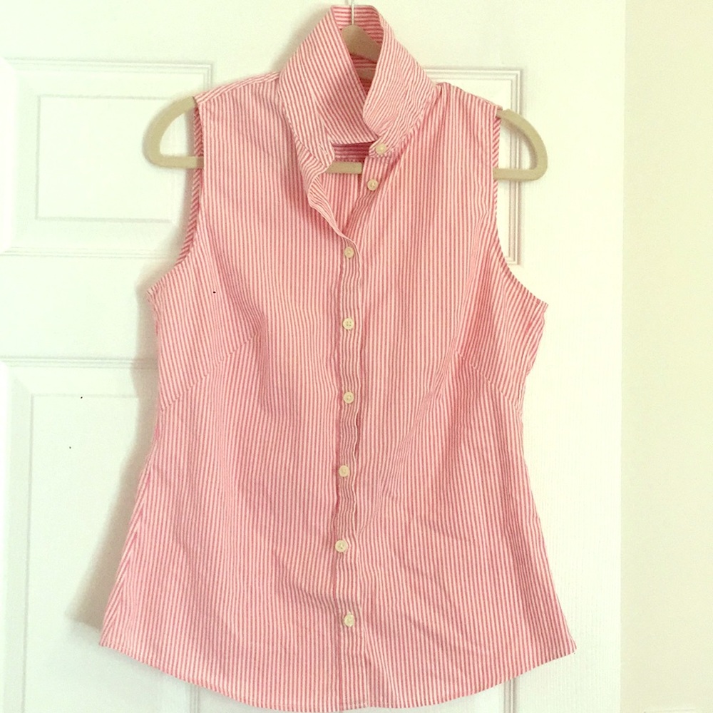 Banana republic striped button down shirt