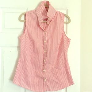 Banana republic striped button down shirt