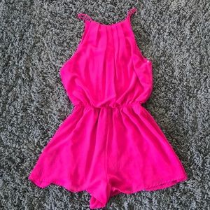 Lush hot pink romper 🎀💖💖💖