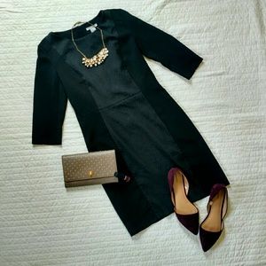 H&M Black 3/4 Length Sleeve Dress