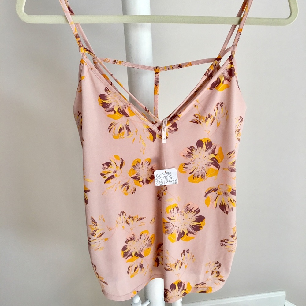 NWT Free People floral tank