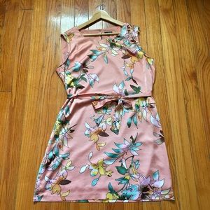 The Limited Peach Floral Dress