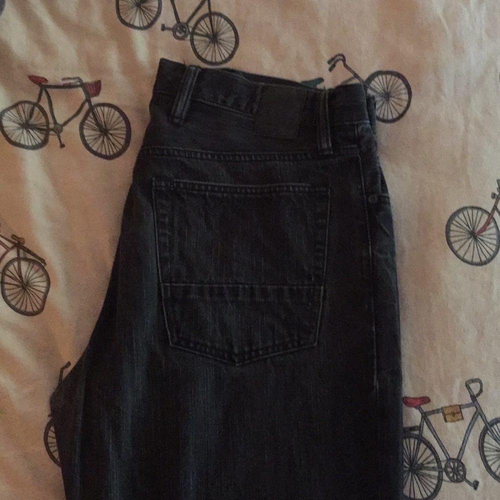 Dark wash men's jeans
