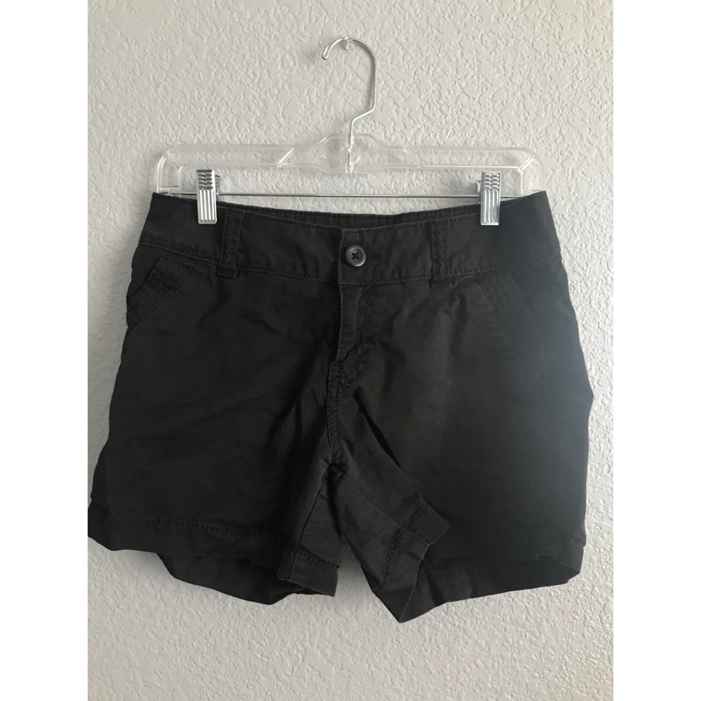 Black cargo shorts