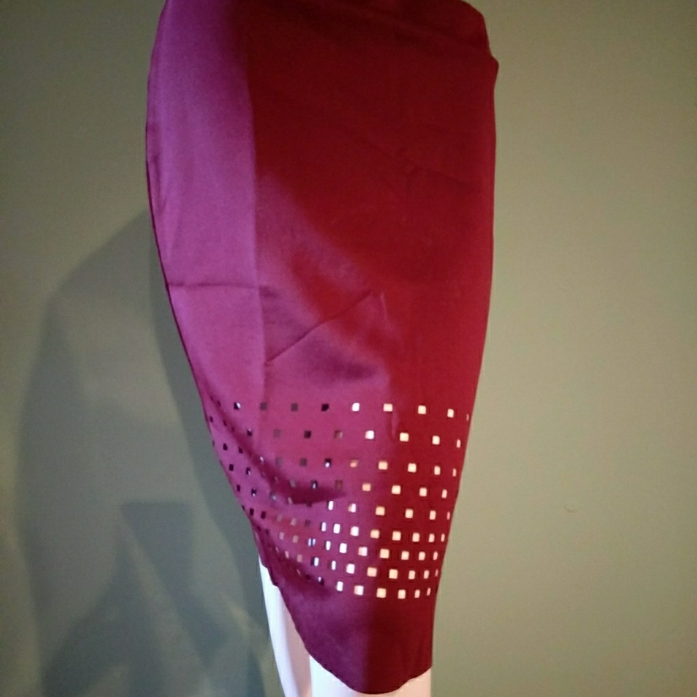 Burgundy Skirt