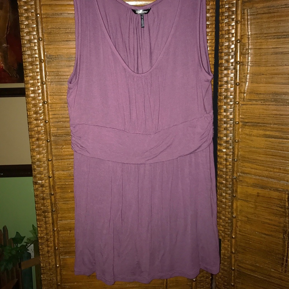 Daisy Fuentes Purple Tank, Size Large